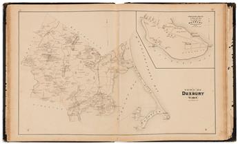 (MASSACHUSETTS.) Walker, George H., & Co. Atlas of Plymouth County, Massachusetts.